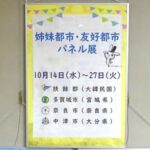 姉妹都市・友好都市パネル展